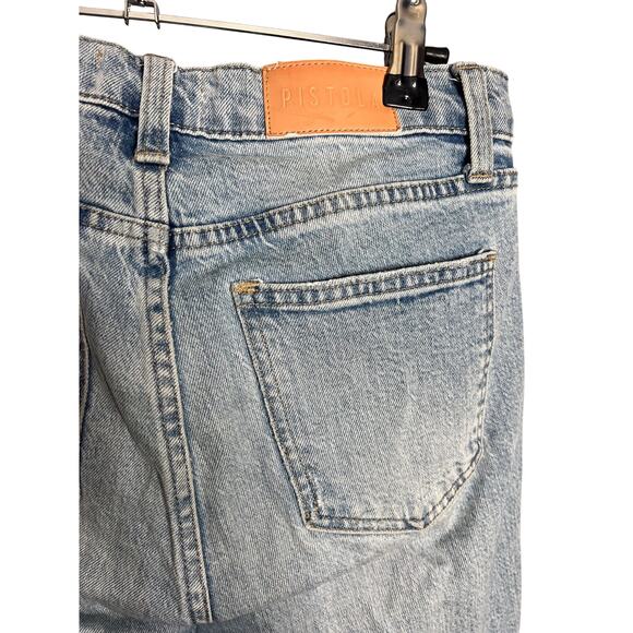 Pistola Lennon High Rise Crop Boot Cut Jeans Size 25 Light Wash - Picture 5 of 8